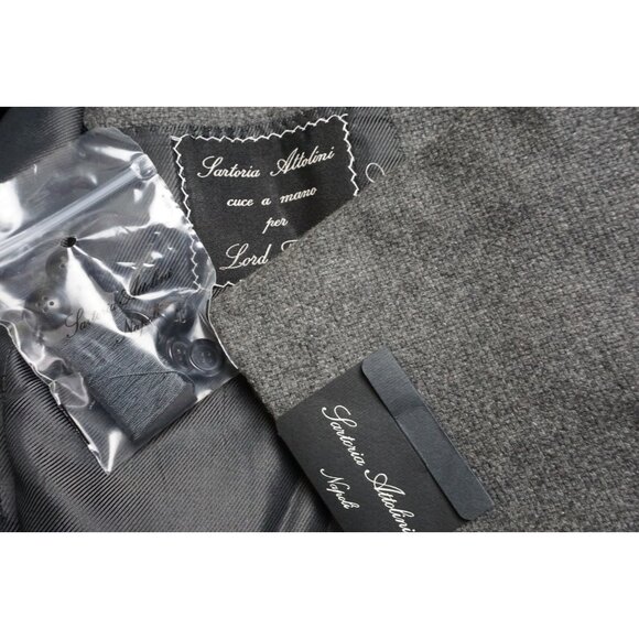 Cesare Attolini Other - Sartoria Attolini Gray Woven 100% Cashmere Sport Coat Jacket Sz 44 BRAND NEW